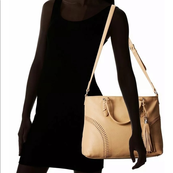 Lauren Ralph Lauren Indian Cove tan leather tote - Picture 4 of 14